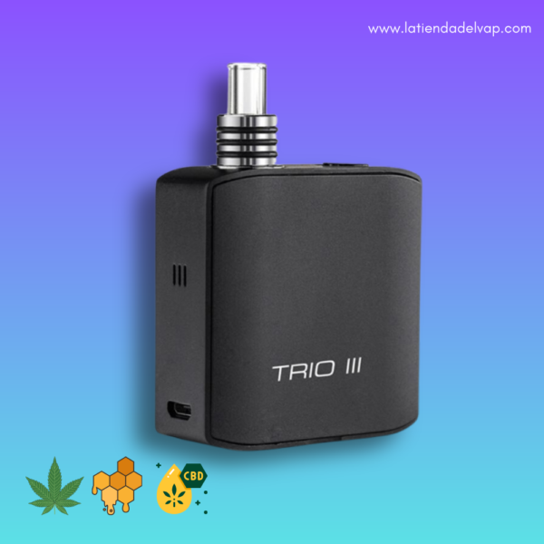 trio iii vaporizador 3 en 1 para aceites concentrados y hierba