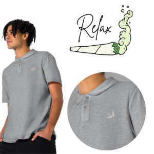 camisa polo weed style